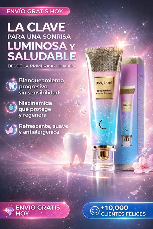 BodyAccel™️ - Blanquea con Niacinamida sin Sensibilidad ni Molestias