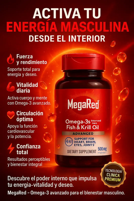 MegaRed™️ – La Fuerza Masculina en Cada Cápsula
